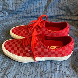 checkered vans reflective